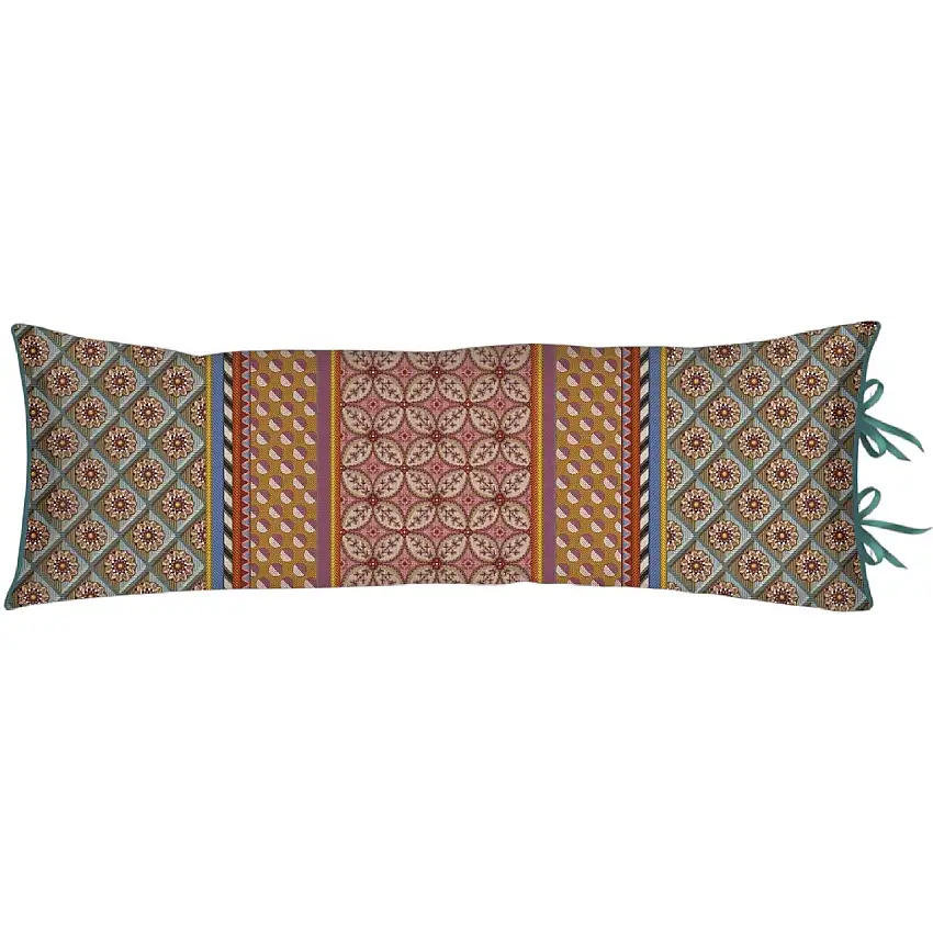 Bogolan Long Kissen mit Füllung